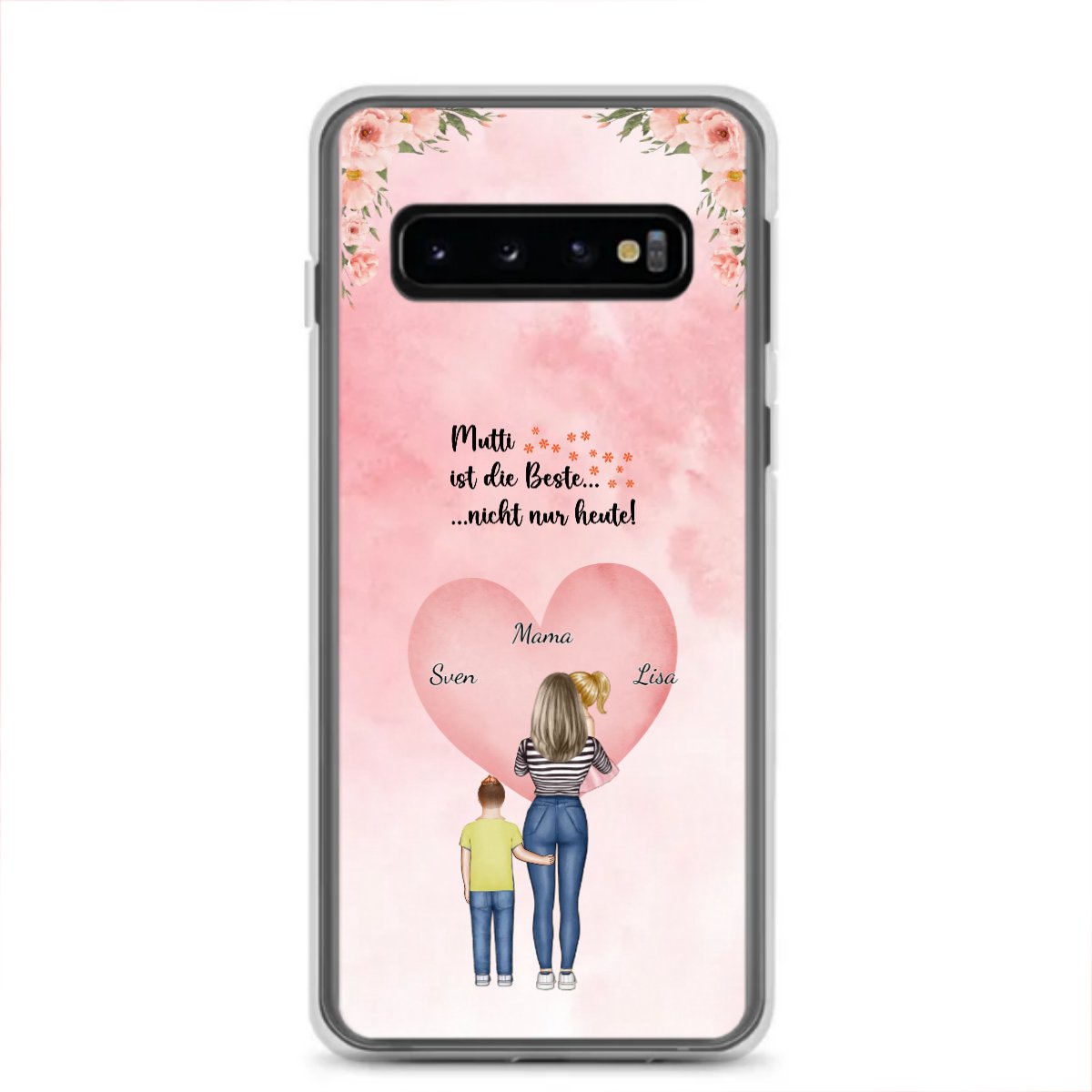 Personalisierte Samsung Hülle - Mama/Oma mit 1 - 4 Kindern - Magnifa