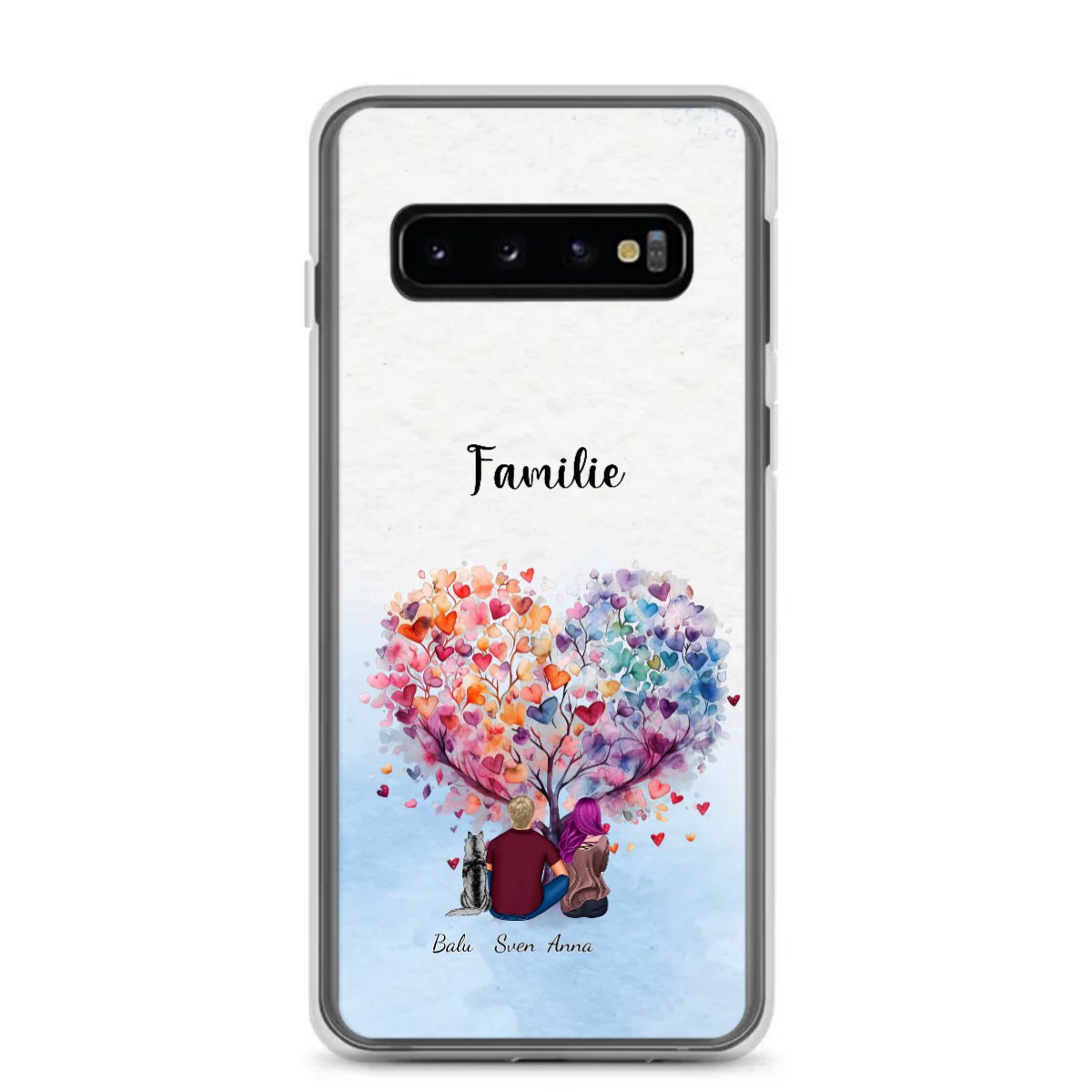 Personalisierte Samsung Hülle - partner mit 1 - 4 Haustieren - Magnifa