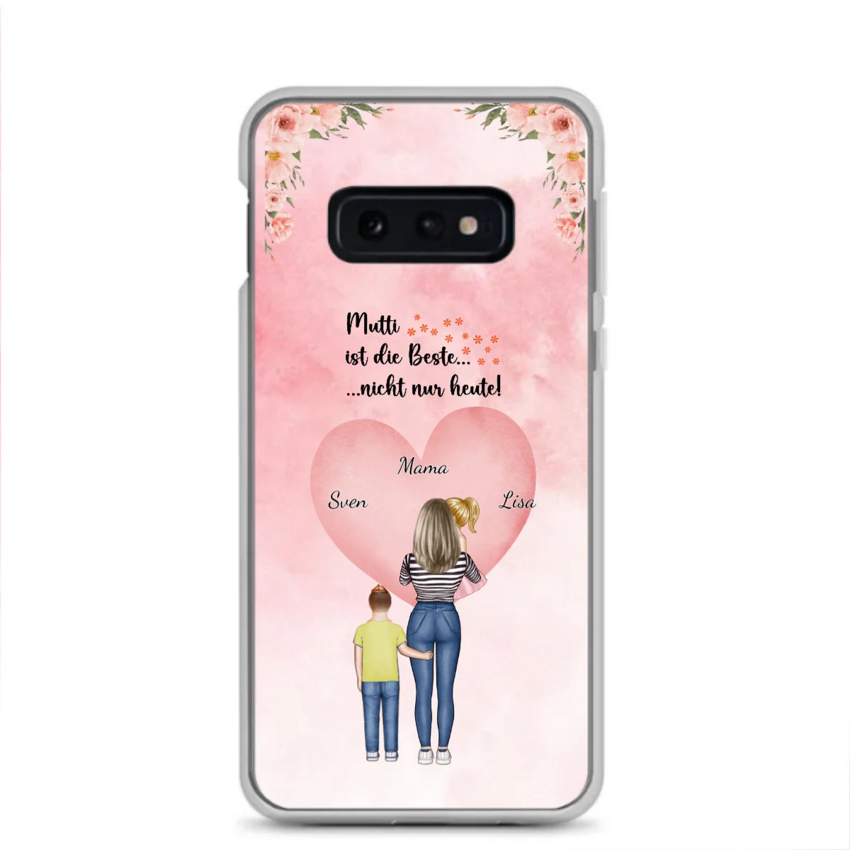 Personalisierte Samsung Hülle - Mama/Oma mit 1 - 4 Kindern - Magnifa