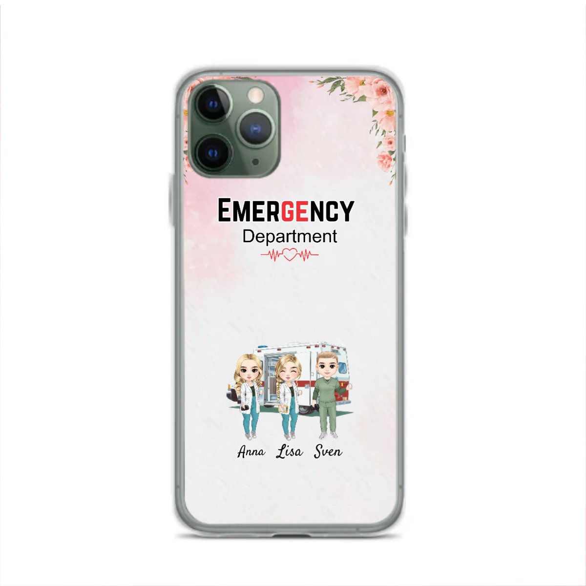 Personalisierte Iphone Hülle - Krankenschwester/Ärzte/Krankenpfleger/Apotheker (1 - 8 Fach Personal) - Magnifa