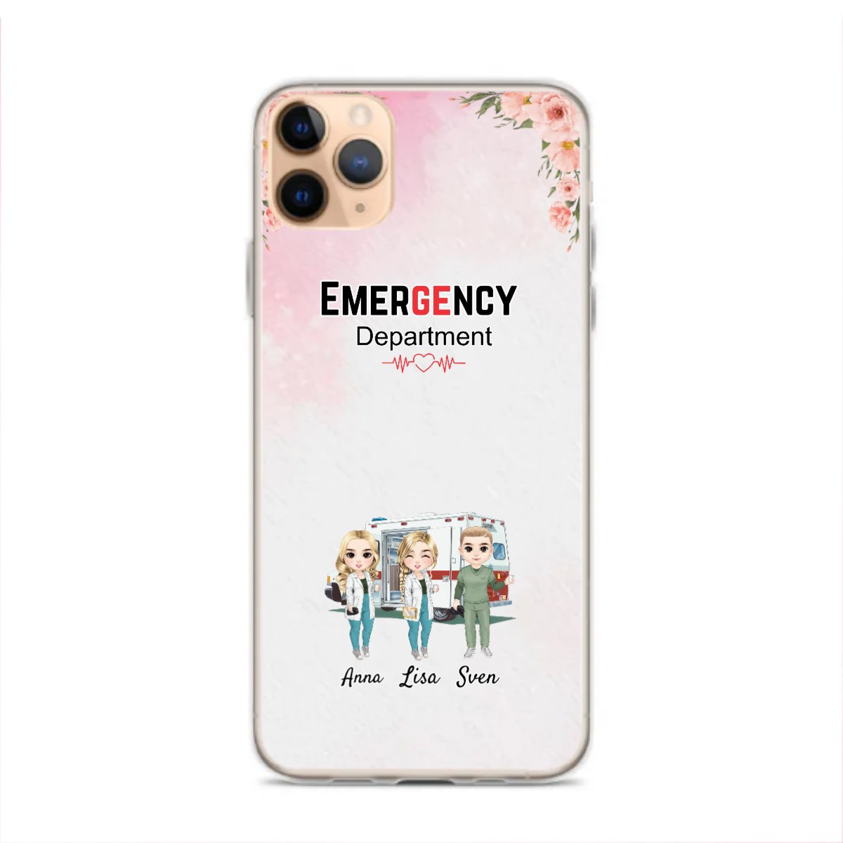 Personalisierte Iphone Hülle - Krankenschwester/Ärzte/Krankenpfleger/Apotheker (1 - 8 Fach Personal) - Magnifa