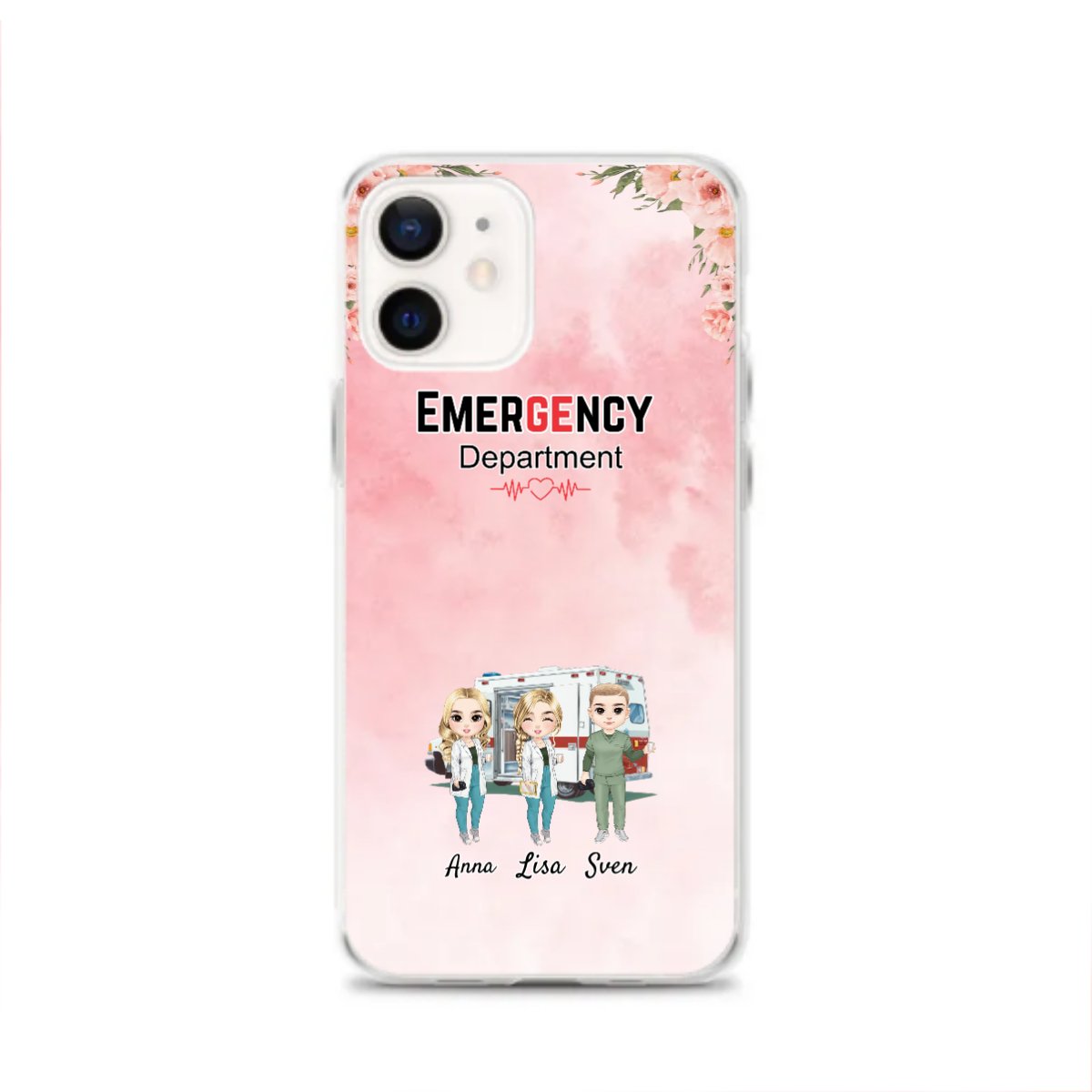 Personalisierte Iphone Hülle - Krankenschwester/Ärzte/Krankenpfleger/Apotheker (1 - 8 Fach Personal) - Magnifa
