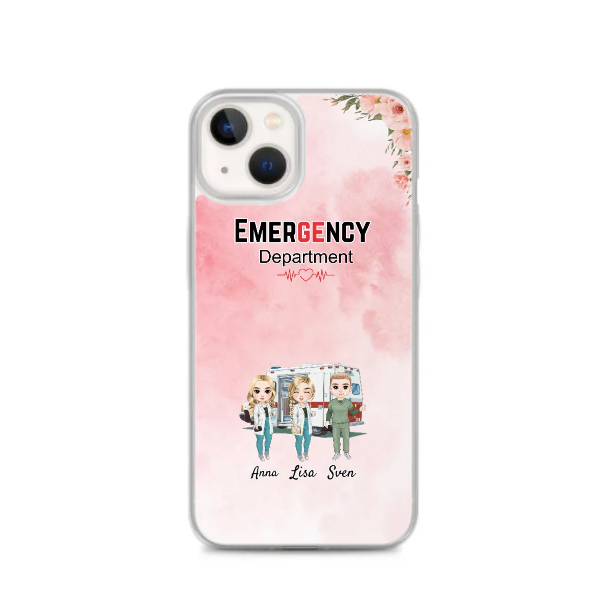 Personalisierte Iphone Hülle - Krankenschwester/Ärzte/Krankenpfleger/Apotheker (1 - 8 Fach Personal) - Magnifa