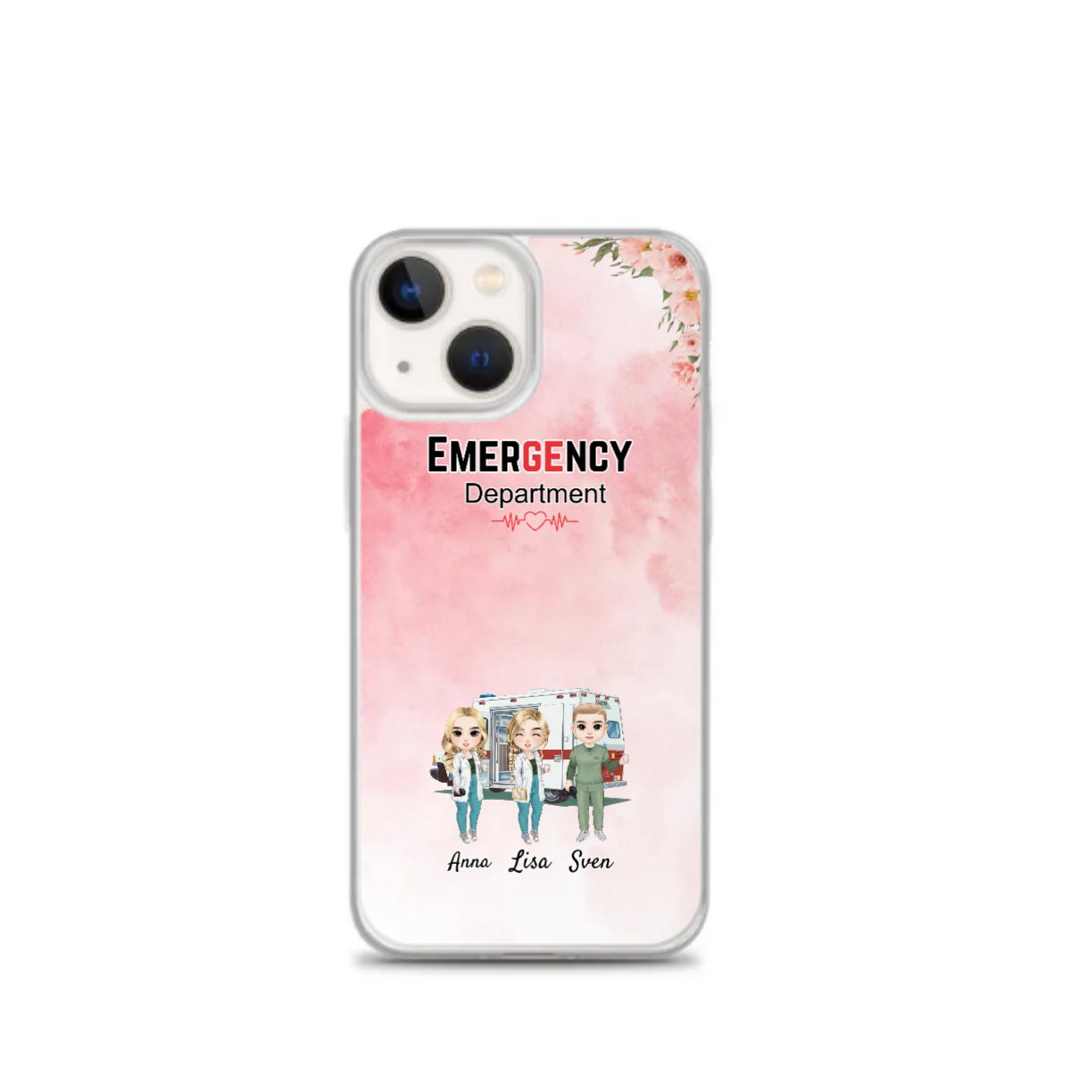 Personalisierte Iphone Hülle - Krankenschwester/Ärzte/Krankenpfleger/Apotheker (1 - 8 Fach Personal) - Magnifa