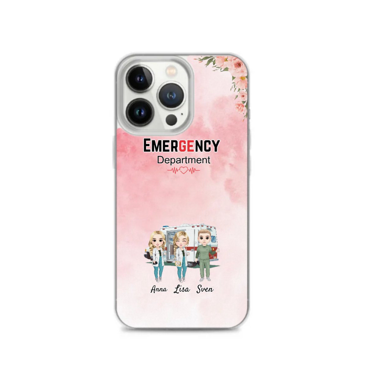 Personalisierte Iphone Hülle - Krankenschwester/Ärzte/Krankenpfleger/Apotheker (1 - 8 Fach Personal) - Magnifa