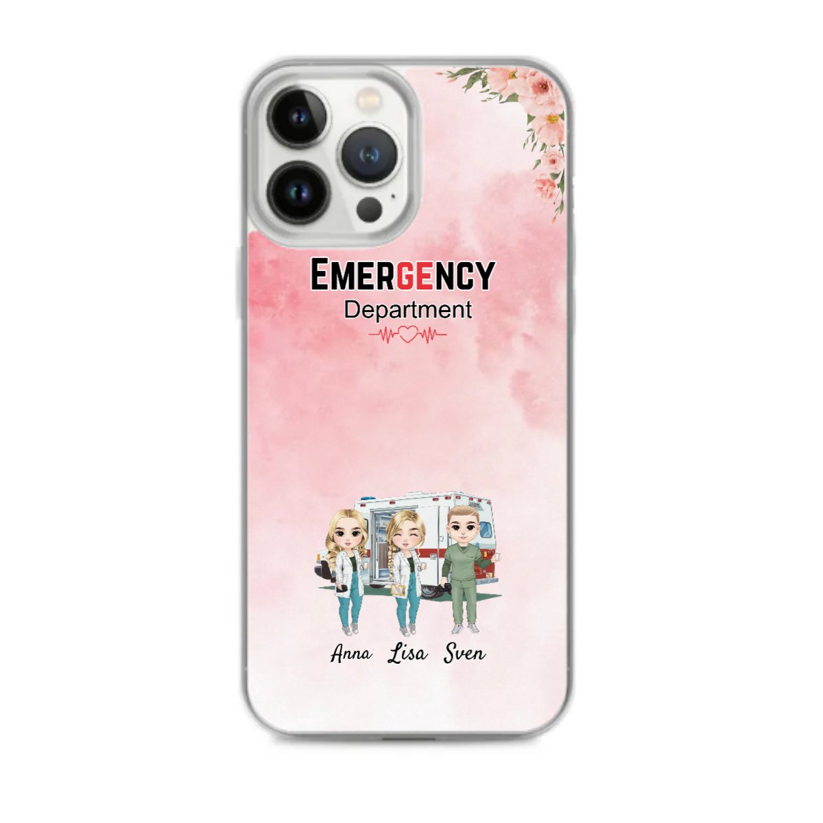 Personalisierte Iphone Hülle - Krankenschwester/Ärzte/Krankenpfleger/Apotheker (1 - 8 Fach Personal) - Magnifa