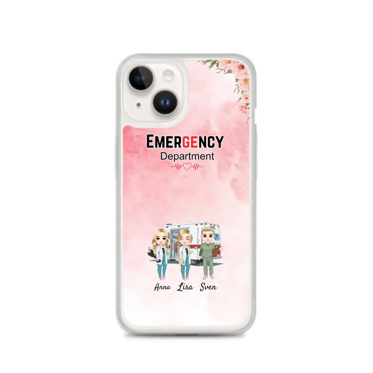 Personalisierte Iphone Hülle - Krankenschwester/Ärzte/Krankenpfleger/Apotheker (1 - 8 Fach Personal) - Magnifa
