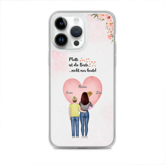 Personalisierte iphone Hülle - Mama/Oma mit 1 - 4 Kindern - Magnifa