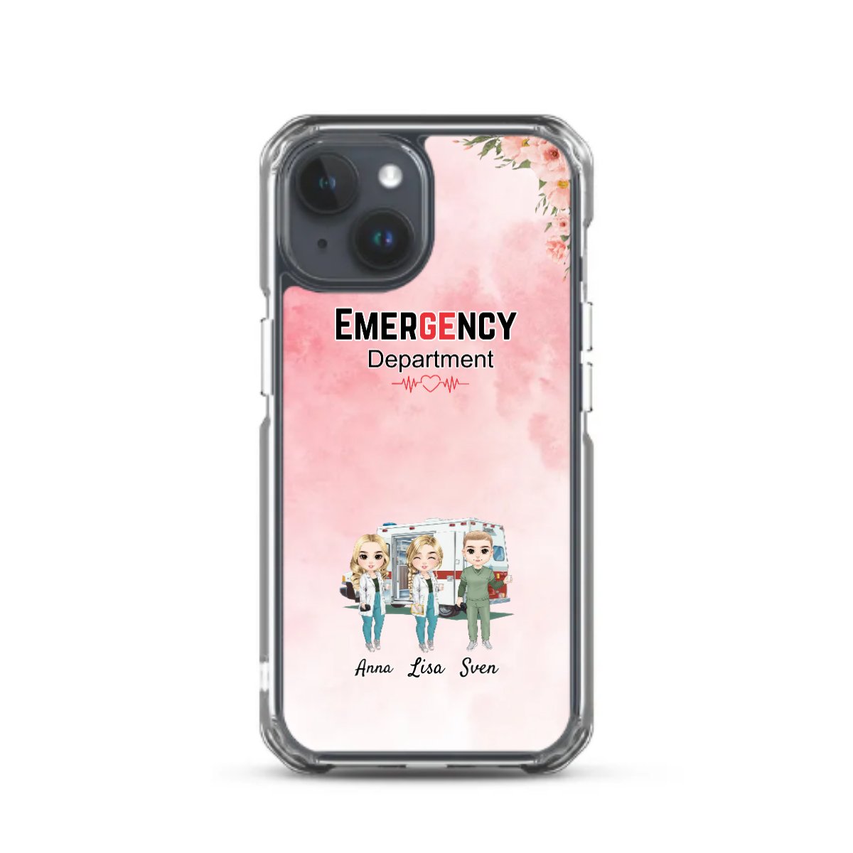 Personalisierte Iphone Hülle - Krankenschwester/Ärzte/Krankenpfleger/Apotheker (1 - 8 Fach Personal) - Magnifa