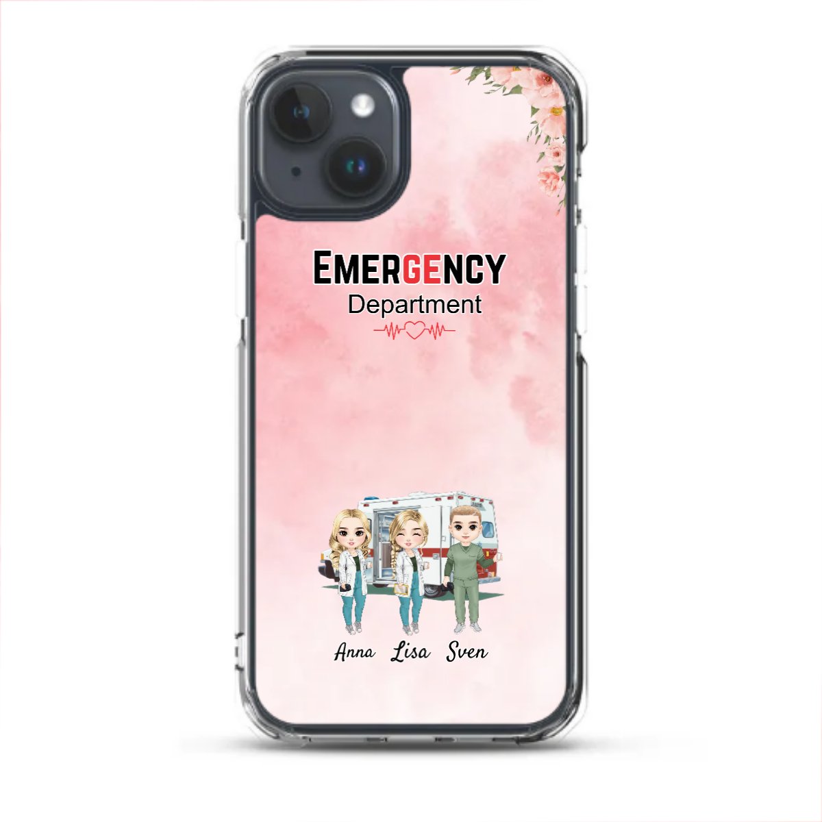 Personalisierte Iphone Hülle - Krankenschwester/Ärzte/Krankenpfleger/Apotheker (1 - 8 Fach Personal) - Magnifa