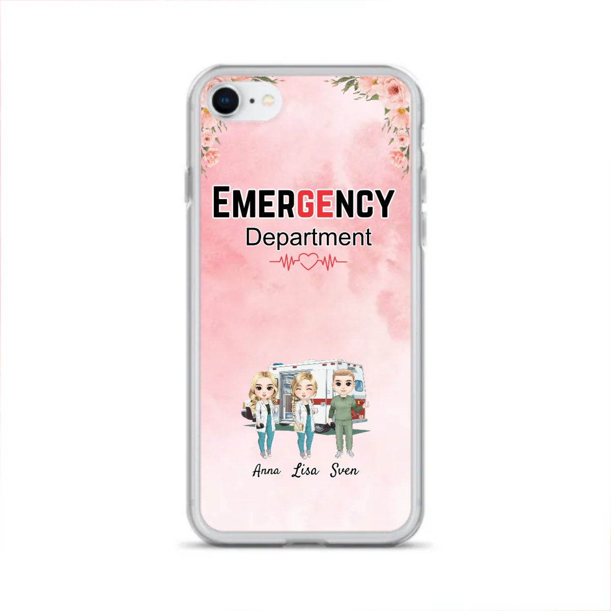 Personalisierte Iphone Hülle - Krankenschwester/Ärzte/Krankenpfleger/Apotheker (1 - 8 Fach Personal) - Magnifa