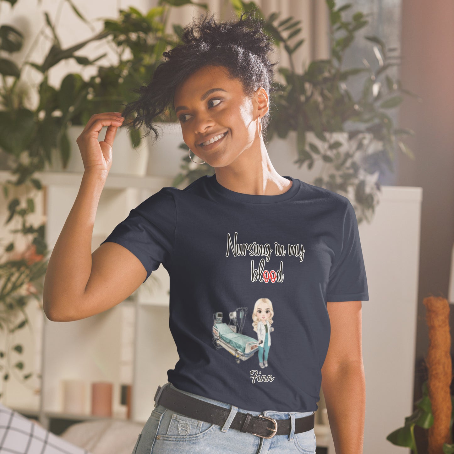Personalisiertes T-Shirt-Krankenschwester/Ärzte/Krankenpfleger/Apotheker (1-8 Fach Personal)