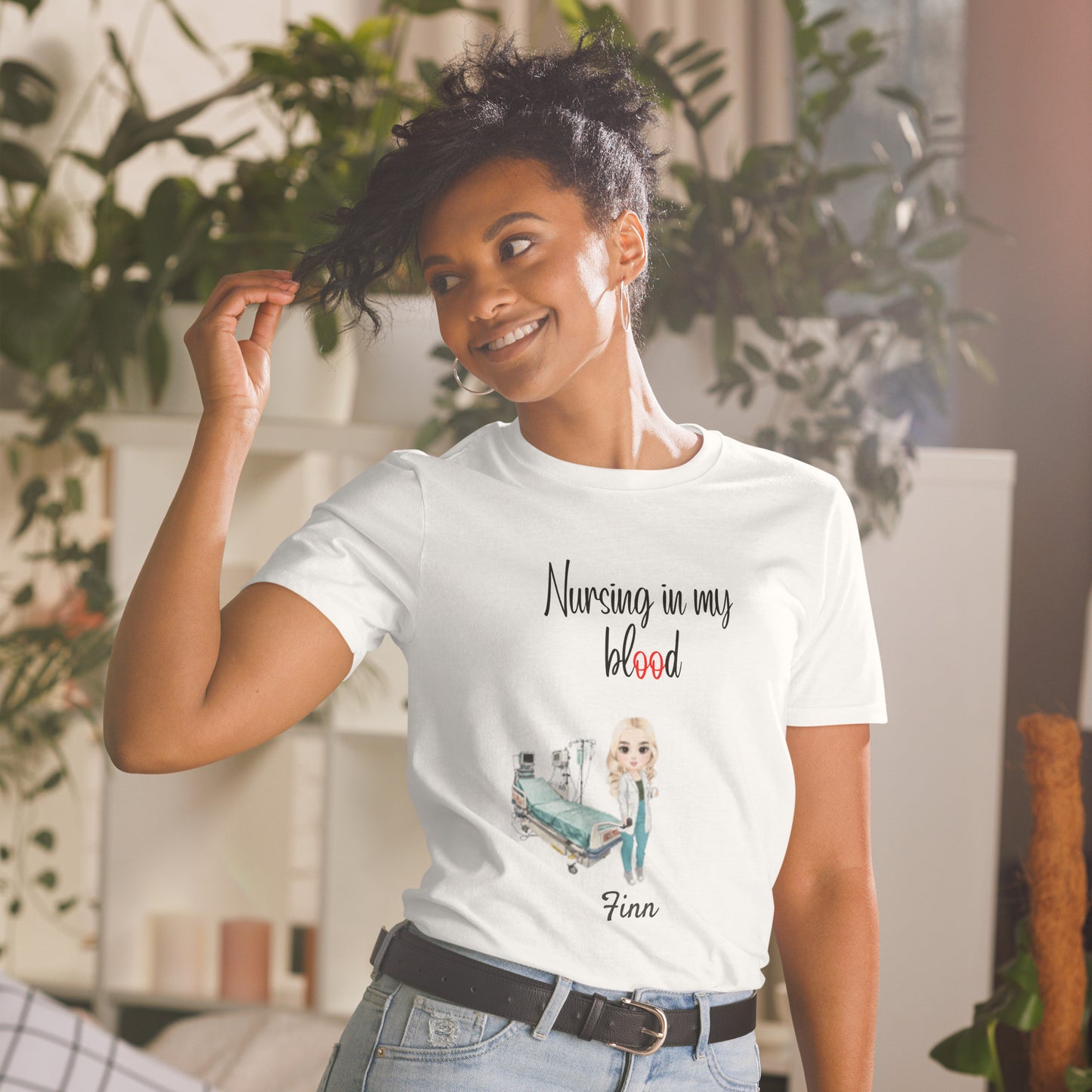 Personalisiertes T-Shirt-Krankenschwester/Ärzte/Krankenpfleger/Apotheker (1-8 Fach Personal)