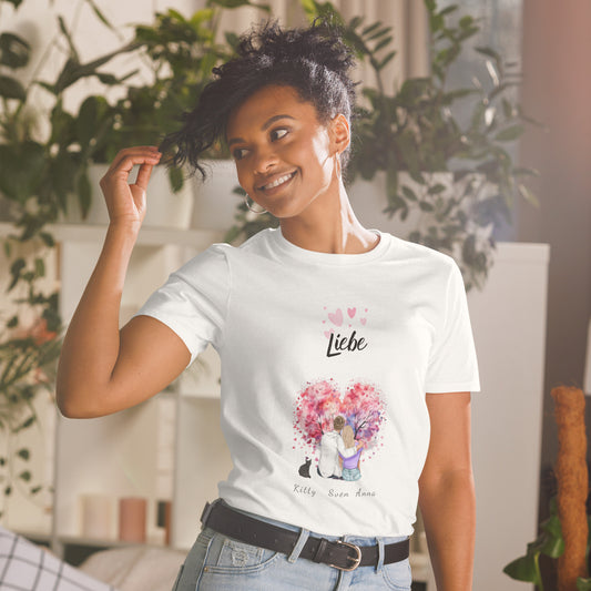 Personalisiertes T-Shirt-Partner mit 1-6 Haustieren