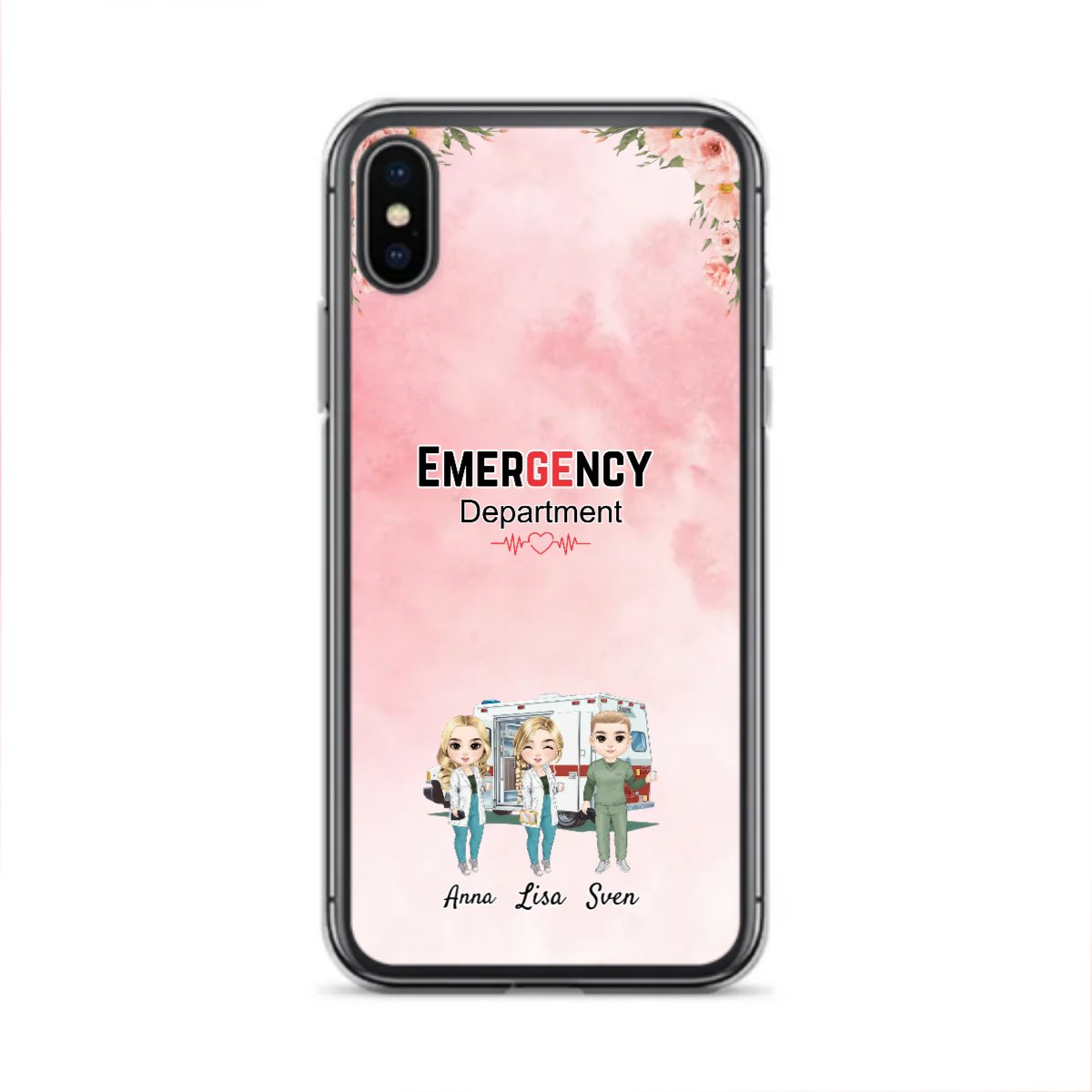 Personalisierte Iphone Hülle - Krankenschwester/Ärzte/Krankenpfleger/Apotheker (1 - 8 Fach Personal) - Magnifa